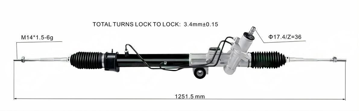 DS130257 8979435201(DWQT) DS130257-Z YX8083 ISUZU  Steering Rack(RHD)