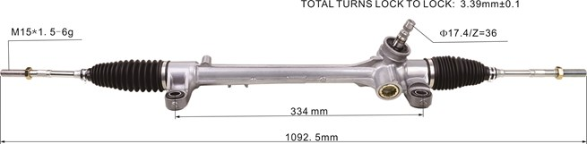 DS130662 45510-68021 45510-68020 TOYOTA  Steering Rack(RHD)