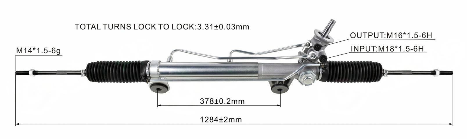 DS132184-A YX8254 CHEVROLET  Steering Rack(LHD)