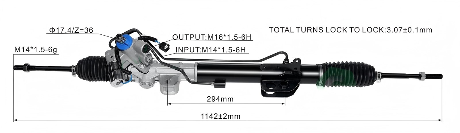 49001-1AD0A 49001-1UM0A YX5007 49001-1AA1A NISSAN  Steering Rack(LHD)