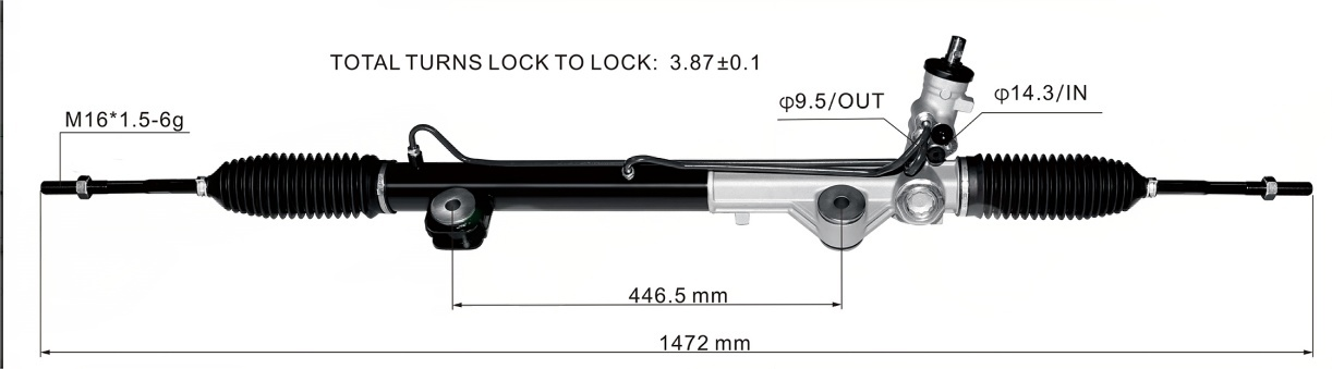 YX8580 8L3Z-3504 FORD USA  Steering Rack(LHD)