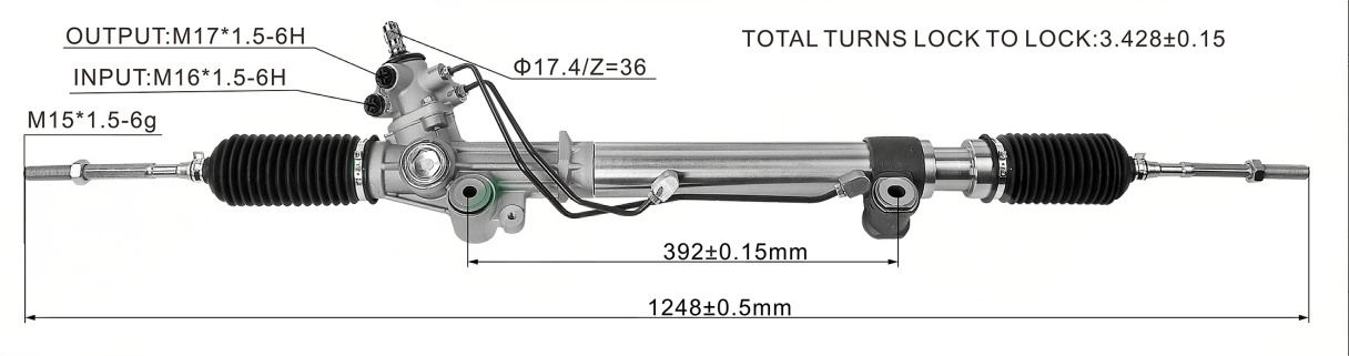4012035050   Steering Rack(RHD)