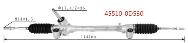 DS130183 45510-52291 DS130484 455100D430-A   Steering Rack(LHD)
