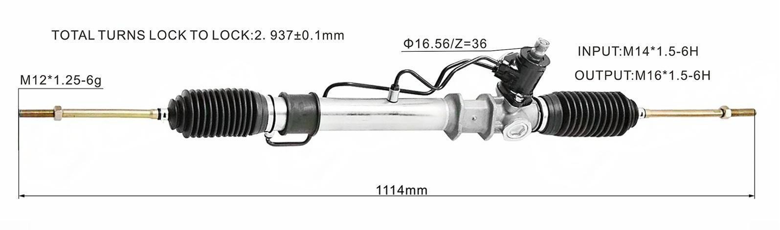 DS130672 YX8064   Steering Rack(RHD)