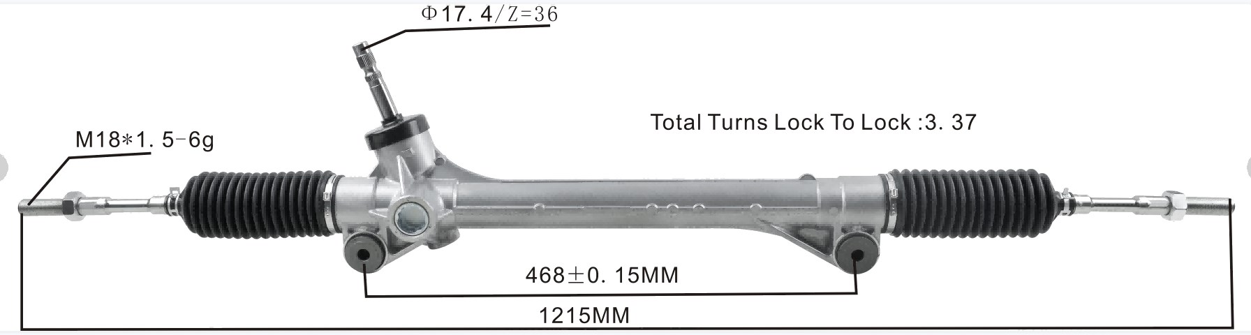 DS130848 45510-08020 45510-47020   Steering Rack(LHD)
