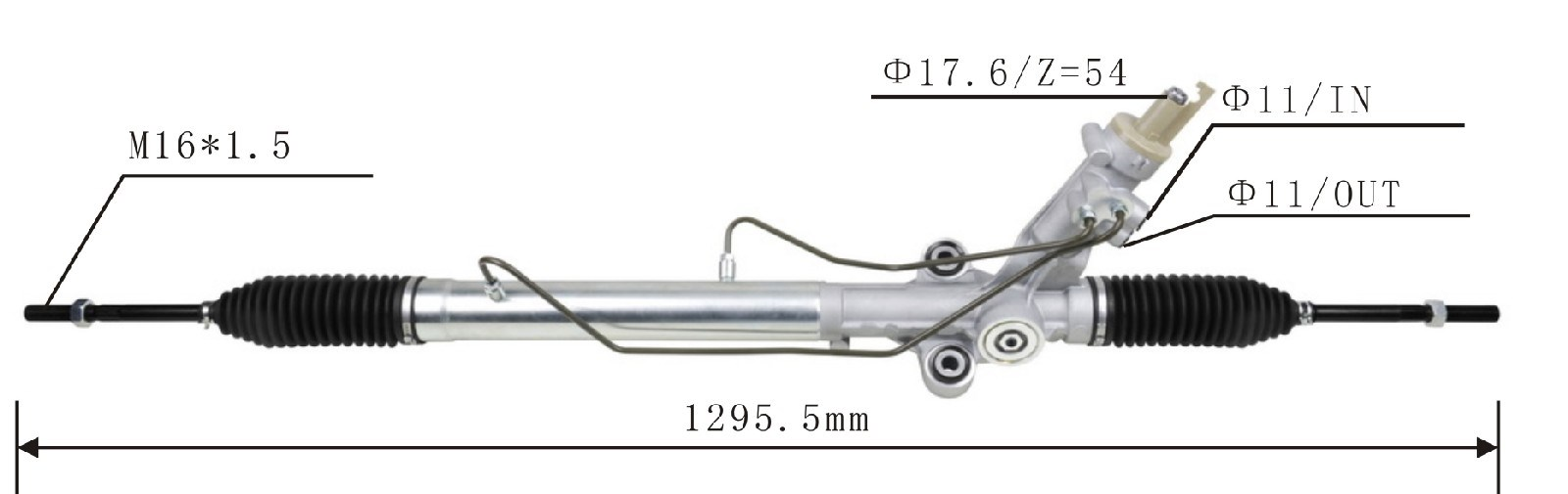 DS130605 6394600800 6394601000 6394601600 6394602000 6394602400 SGA895L DSR1378L Steering Rack(LHD)