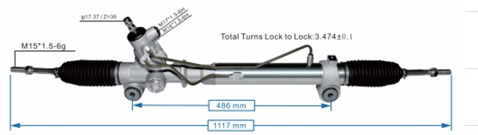 DS130515   Steering Rack(LHD)