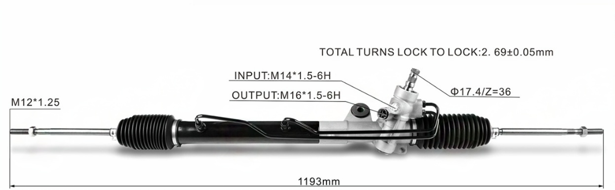 DS131032 490014Z011 TR485214Z001 485214Z001   Steering Rack(LHD)