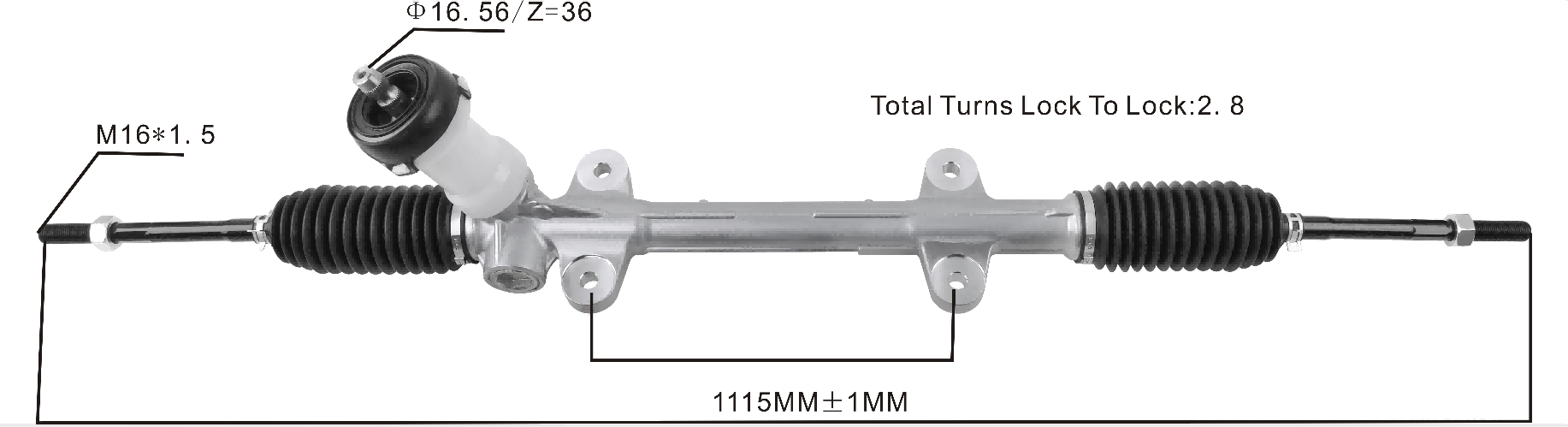 DS131185   Steering Rack(LHD)