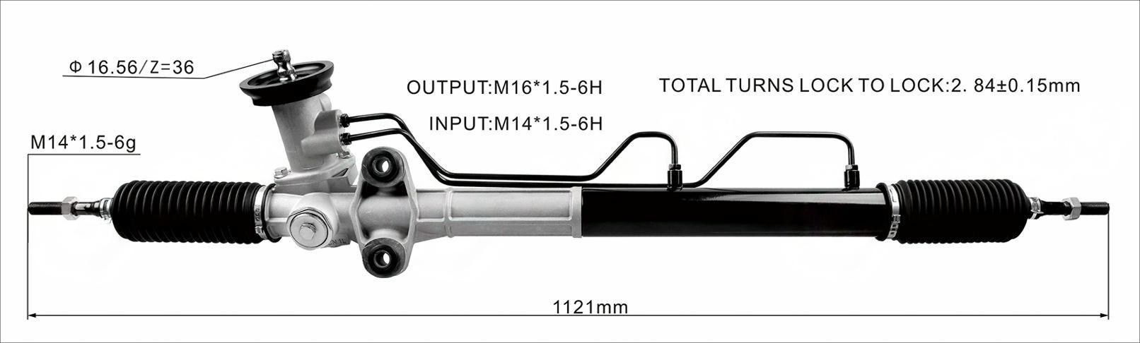 DS131608-A 57700-38200 57700-09000 57700-39000   Steering Rack(LHD)