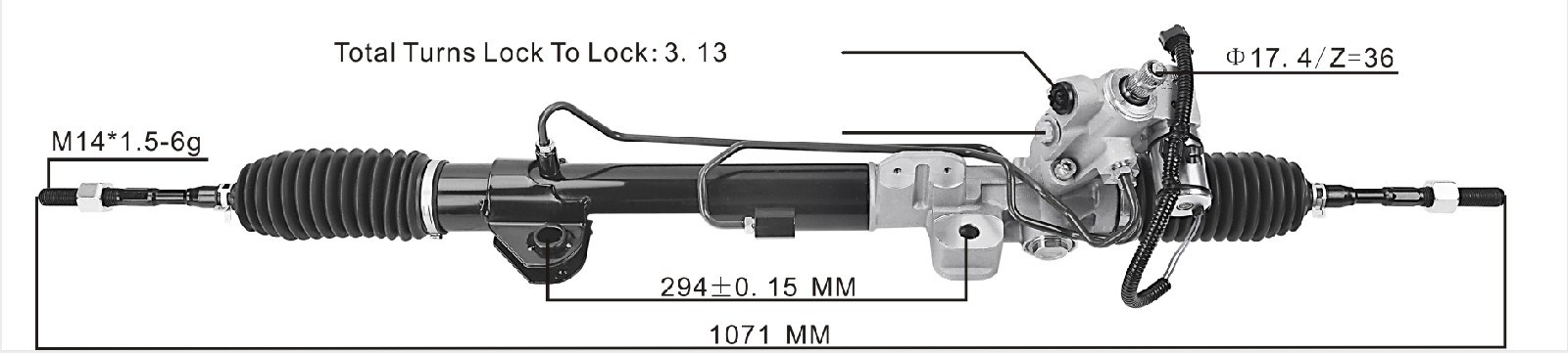 DS130220 49200-JN30A 49001-JN21A   Steering Rack(RHD)