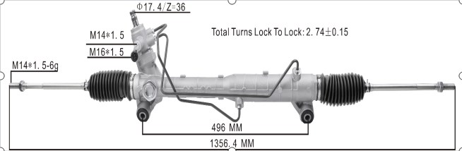 DS130177   Steering Rack(RHD)