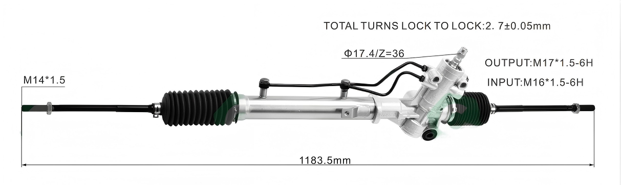 DS130206 44250-42020 4425042042 Steering Rack(LHD)