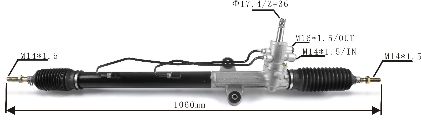 DS130069 53601-S84-A03 YX8005 53601-S84-A02   Steering Rack(LHD)