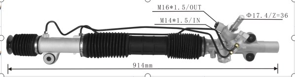 DS130597 YX8287   Steering Rack(RHD)
