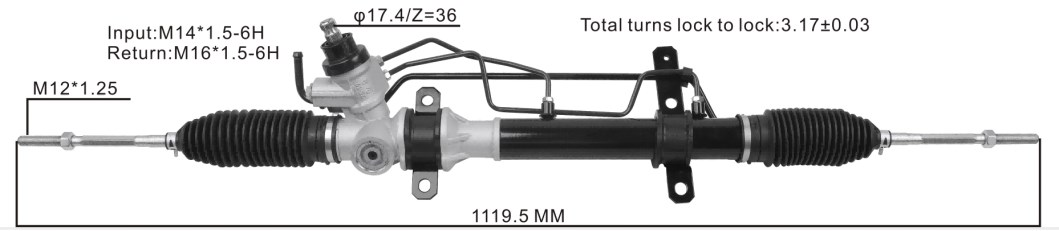 DS130991 NISSAN  Steering Rack(LHD)