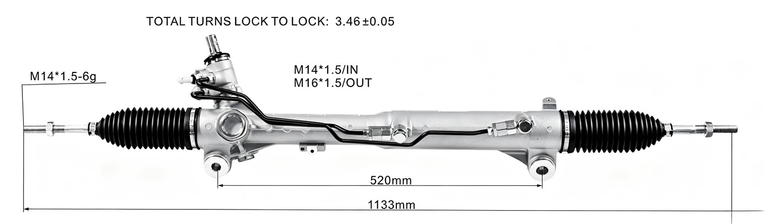 DS132320-A YX8208 MAZDA  Steering Rack(RHD)