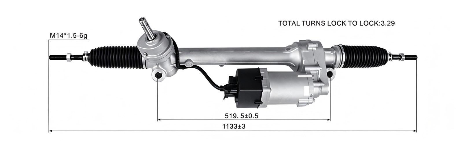 EB3C3D070AG DS131297 DS131725-A EB3C-3D070-BH EB3C-3D070-AG FORD Steering Rack(LHD)