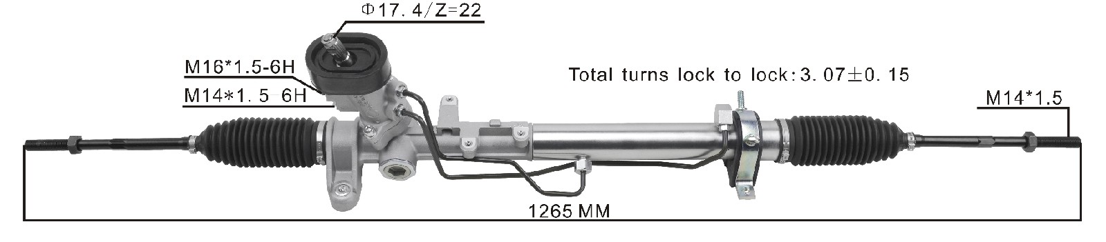 DS131030-FX 1J1422062D 1J1422055S 1J1422062E CREM22 1J0422803B   Steering Rack(LHD)