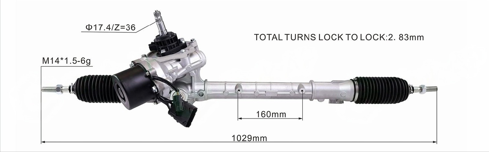 DS130993-FX 53601-TR7-A01 53601-TT0-T01 53601-TV0-G12 53601-TV0-G31   Steering Rack(LHD)