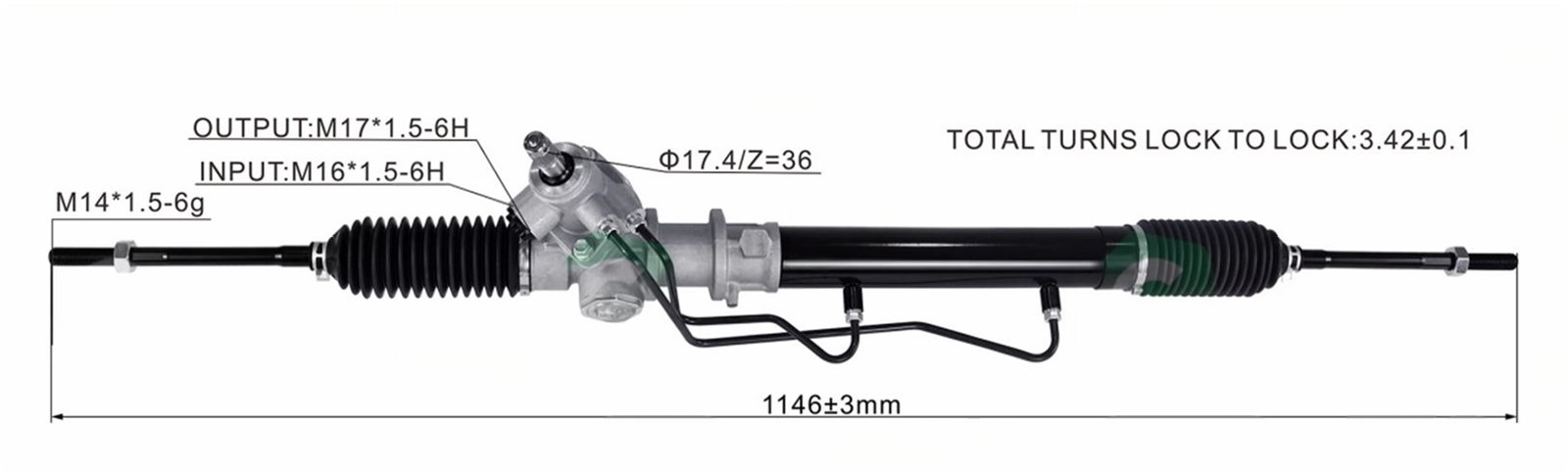 DS132140-A Steering Rack(RHD)