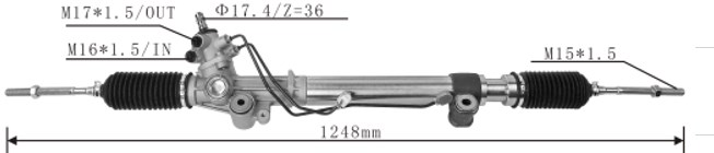 DS130032 44200-35050 44200-60080 44250-35051 LEXUS Steering Rack(RHD)